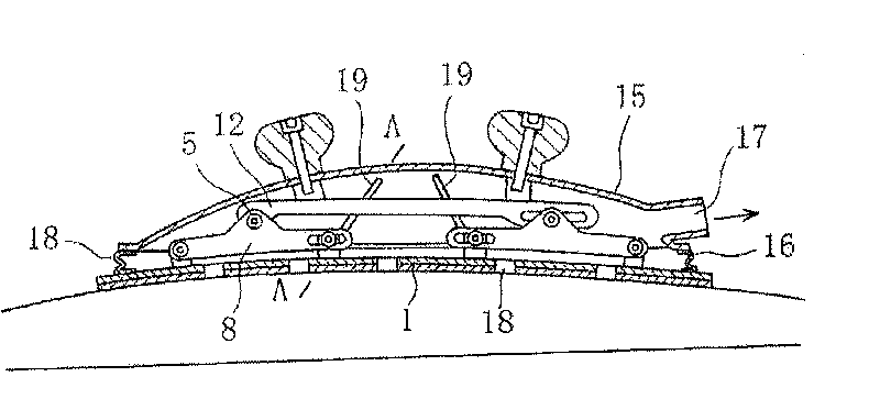 A sander used in particular for sanding of flat, concave, and convex surfaces and the method of its utilisation