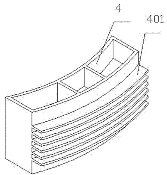 A circular prestressed anchoring reaction force correction device for horizontal correction of bridges