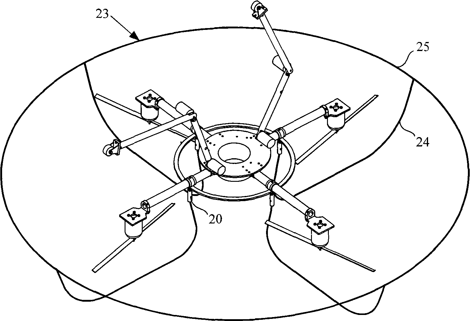 Multi-rotor wheel-leg type multifunctional air robot and sports programming method thereof