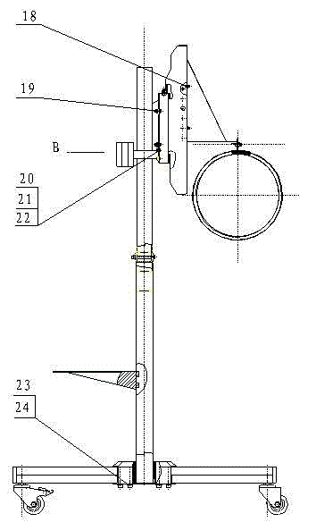 A real-time measuring device for charge-mass ratio of charged spray droplets that is easy to disassemble