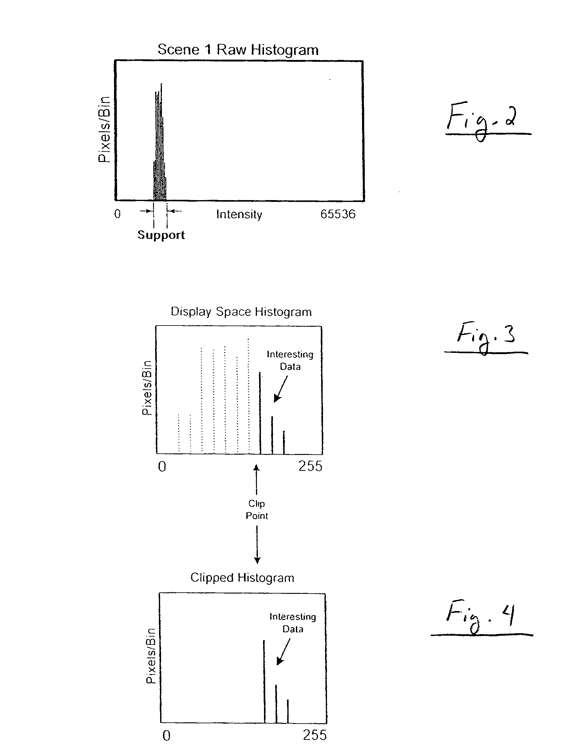 Adaptive method and system for extracting a bright image from a thermal image