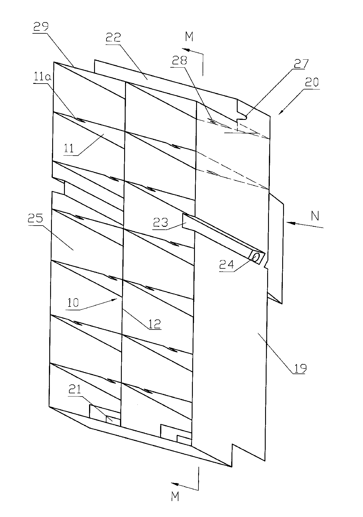 Vertical planting module