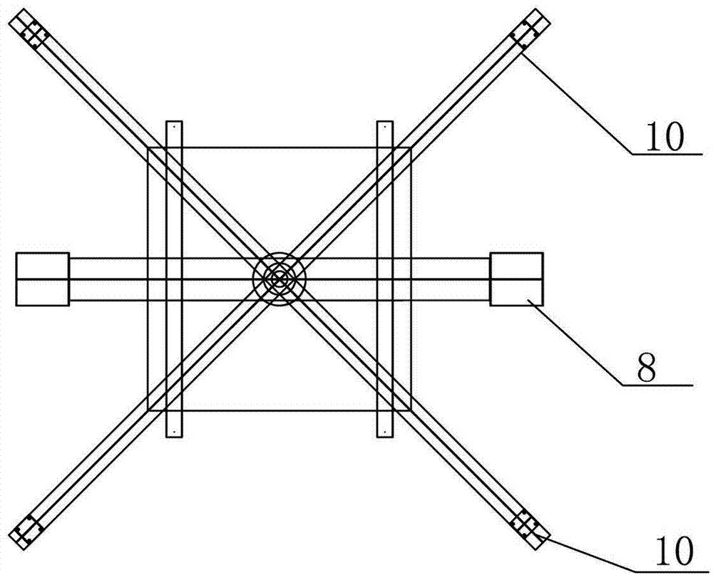 Restraint device for column fire resisting test