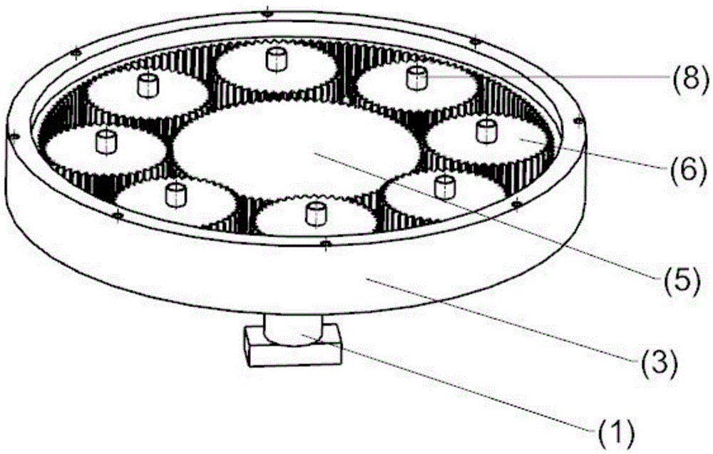 Flexible rotary workbench for preparing physical vapor deposition (PVD) coating on tool