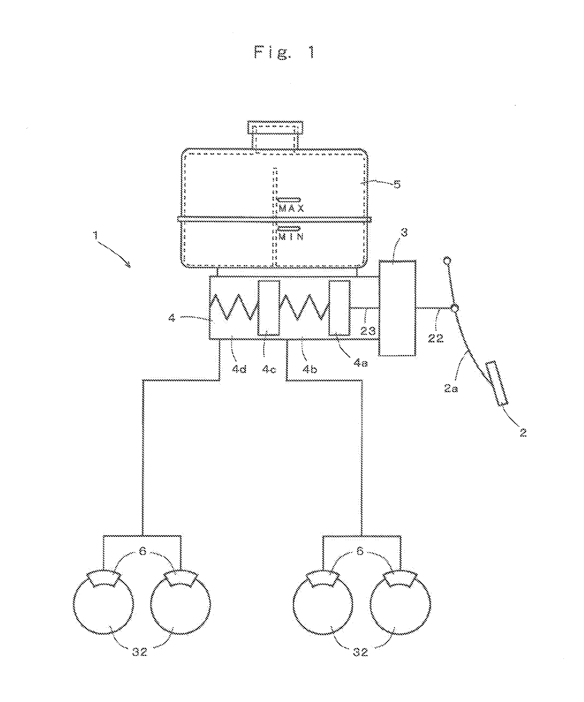 Electric booster and brake device using the same