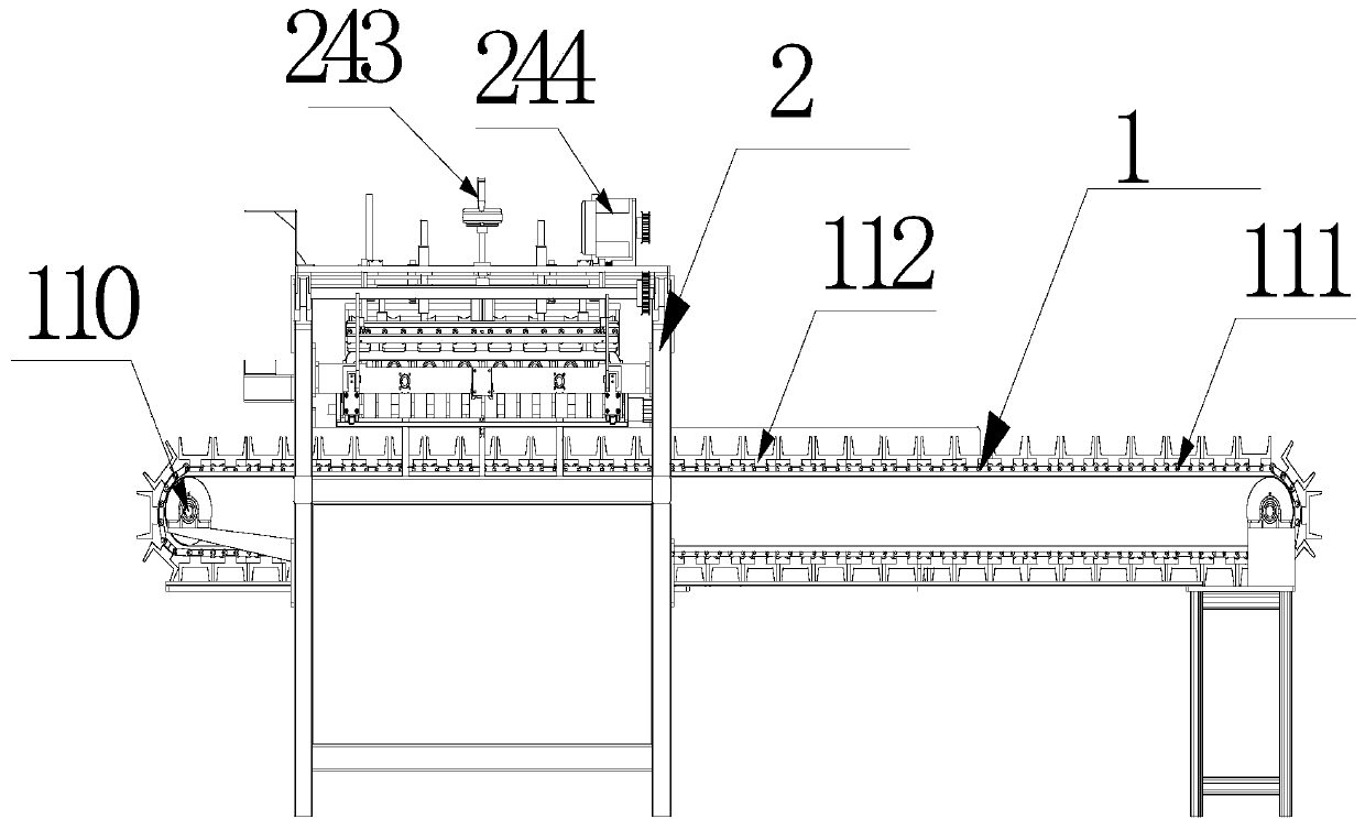 A profile automatic coating equipment and coating method thereof