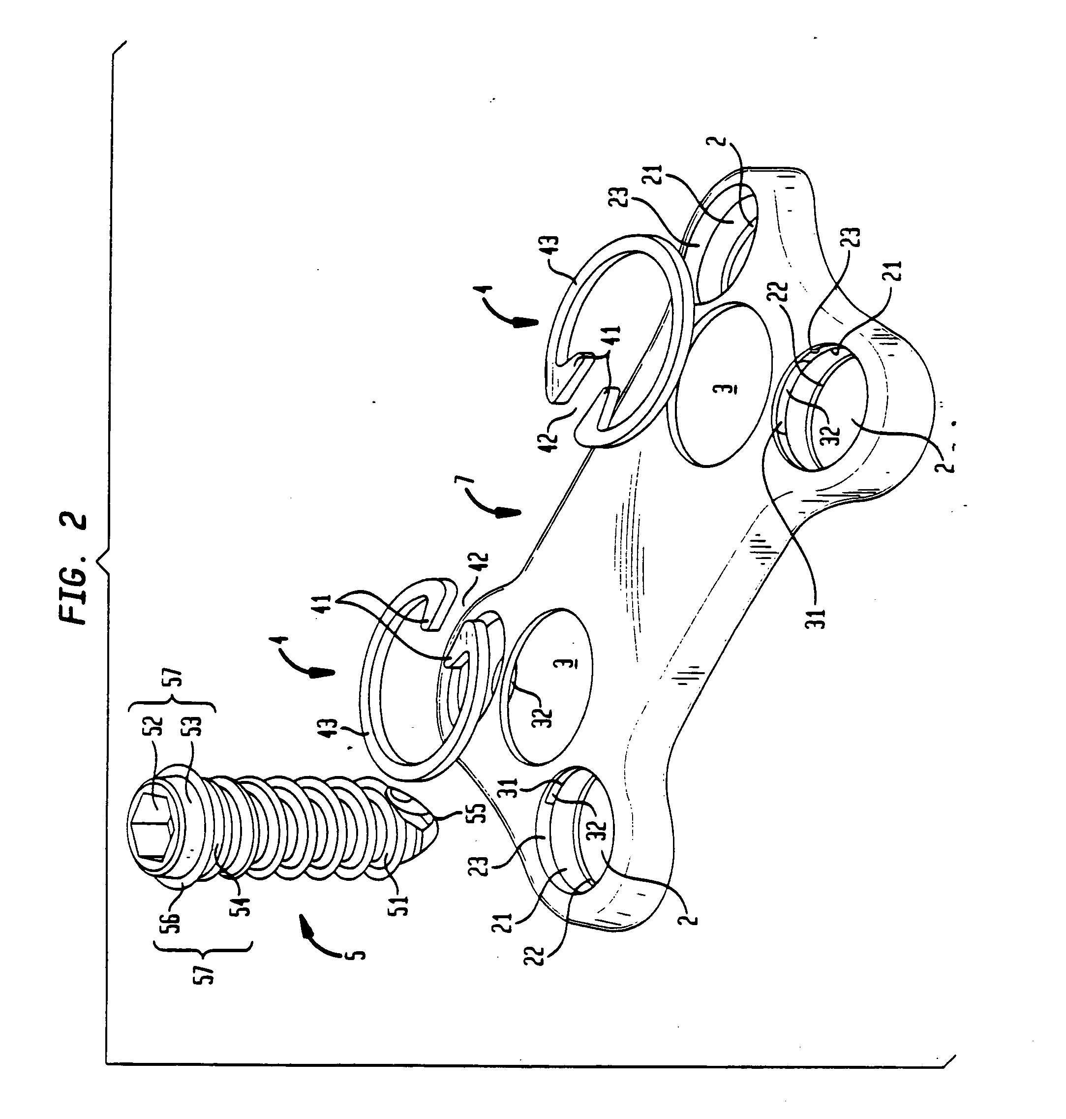 Bone screw retaining system