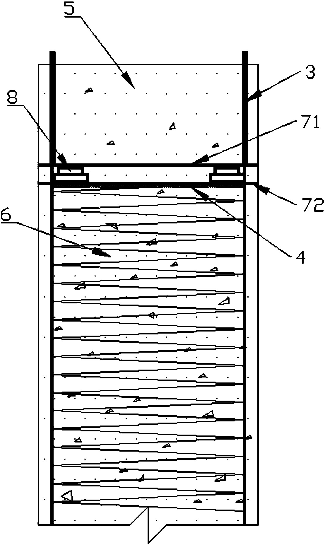 Cast-in-place pile head processing method and a cast-in-place pile with a fast-dismounting pile head