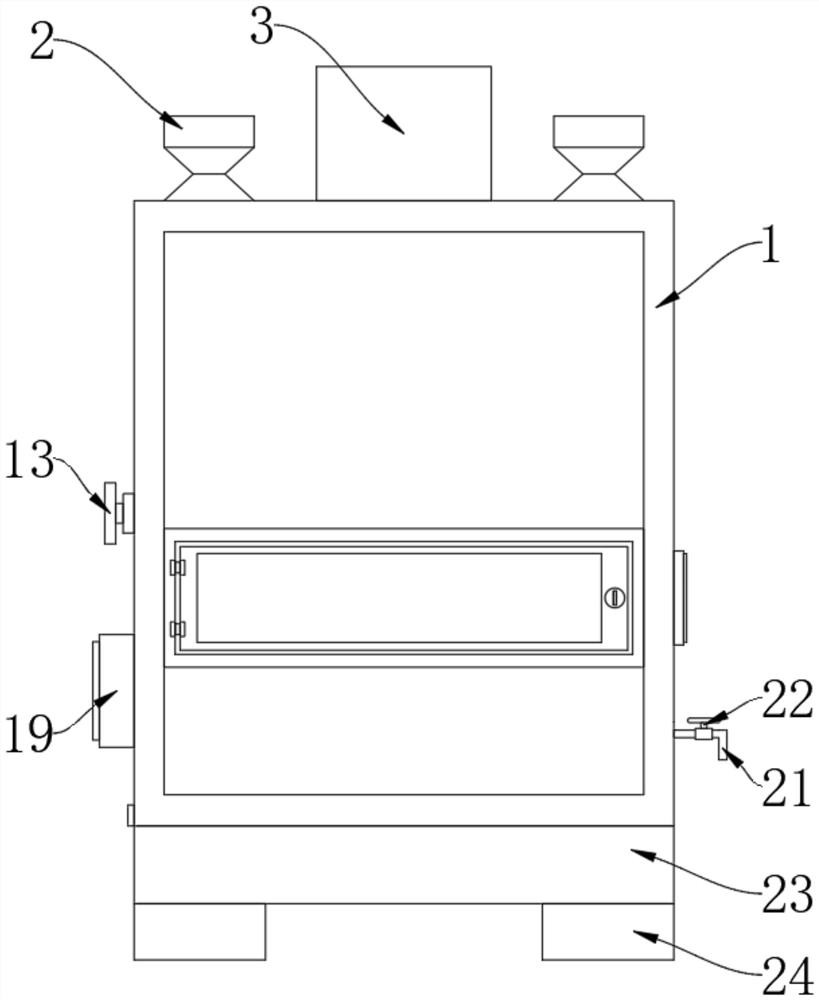 Acidification treatment device and treatment method for carbon nanotubes