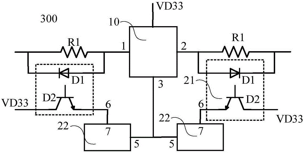 Power supply circuit of display device, and display device with same