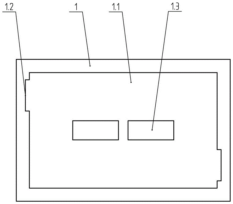 A mold for making concrete composite thermal insulation blocks of fully blocked bridges