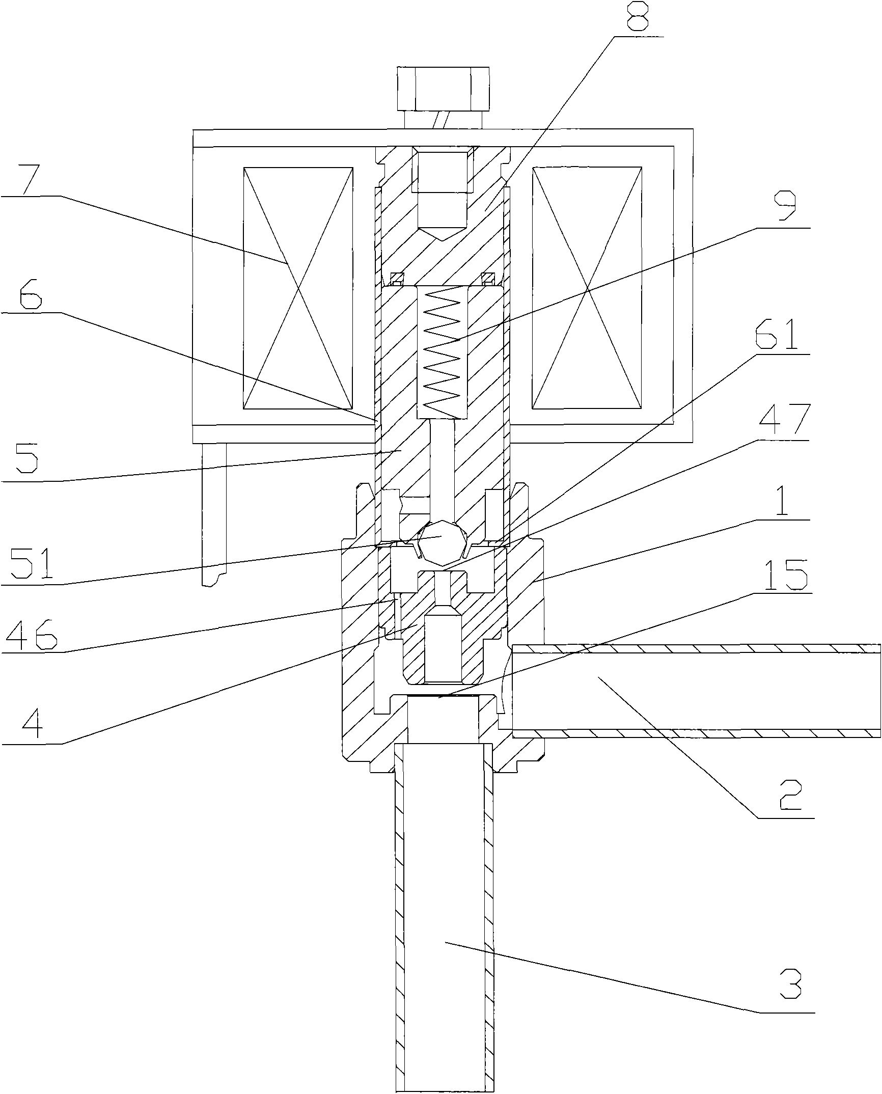 Electromagnetic valve