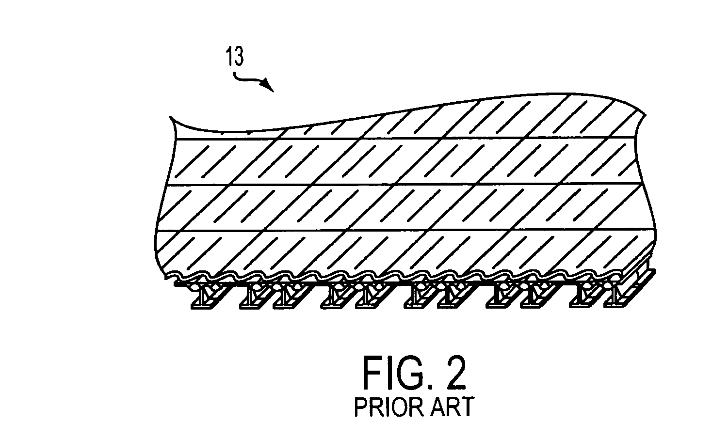 Flooring system having large floor pattern