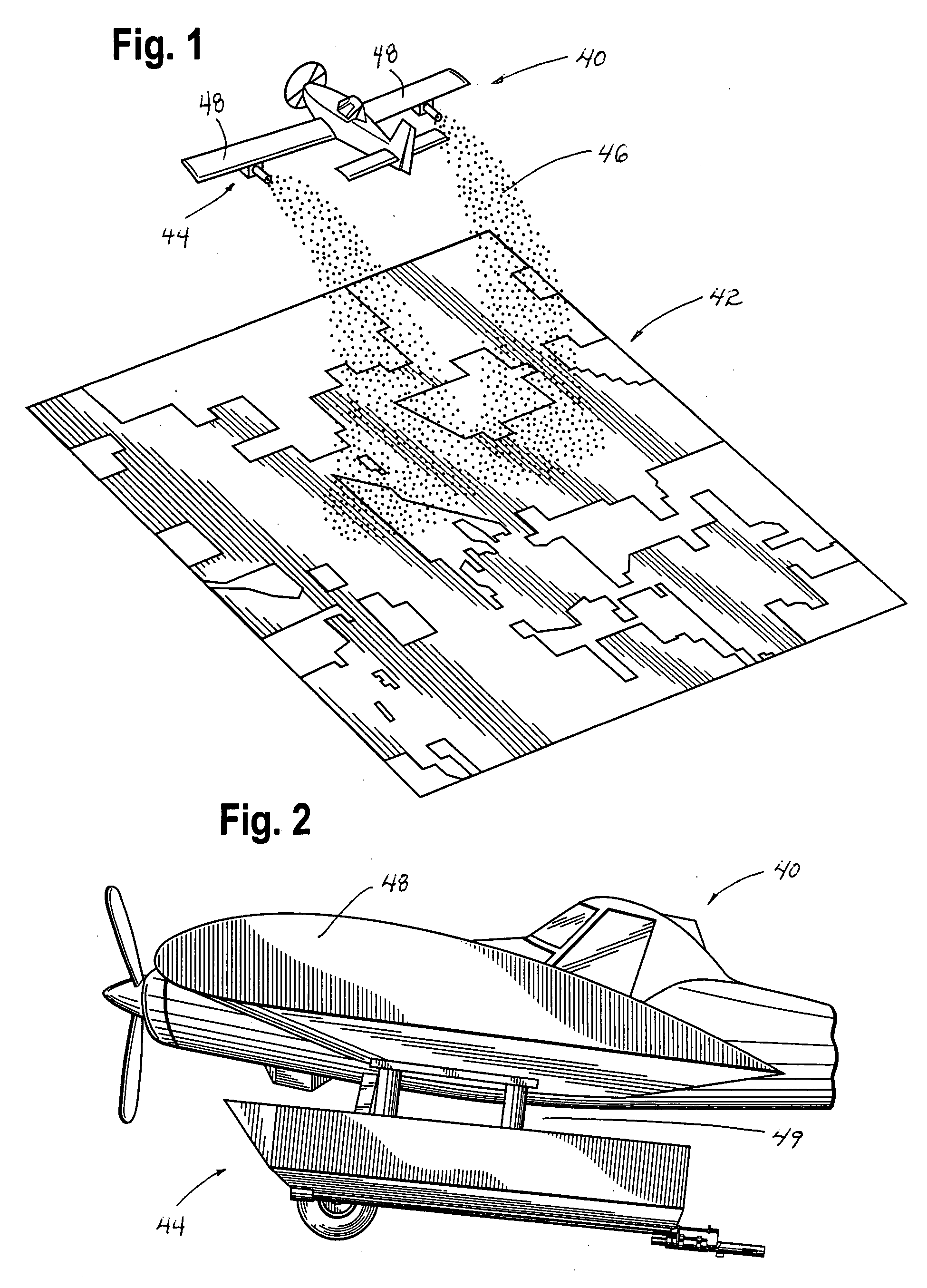 Aerial application dispersal system