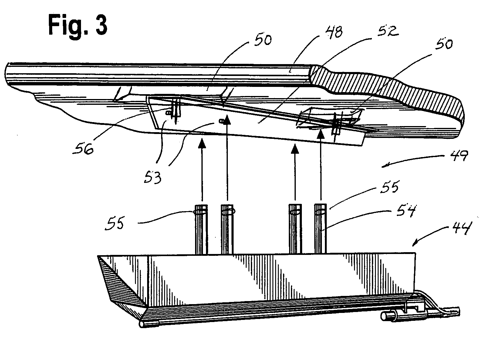 Aerial application dispersal system