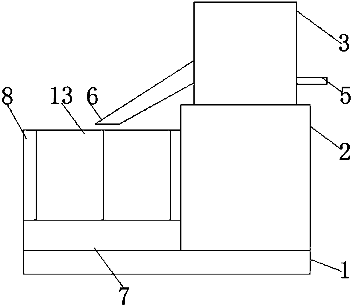 Sludge filtering and carbonation integrated equipment