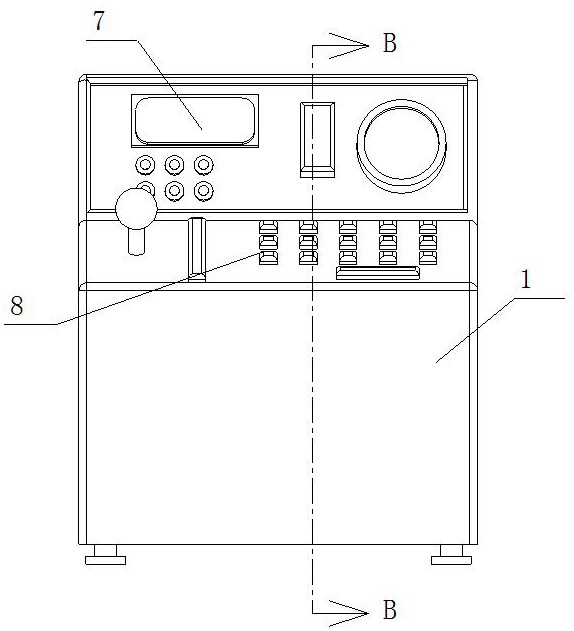 Coal mining machine electrical assembly detection test bench