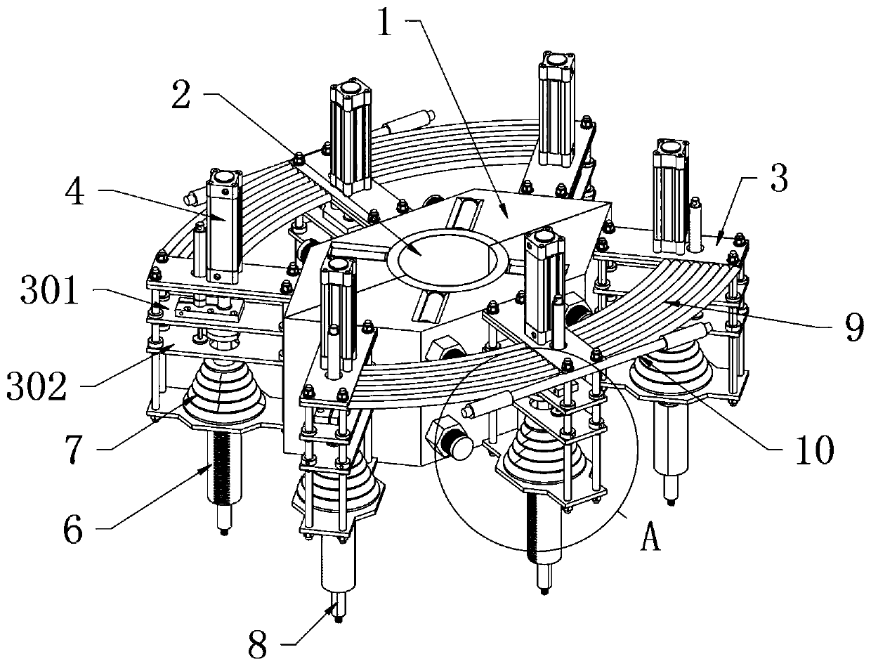 Underground coal mine drilling anti-tilt device based on coal mine engineering