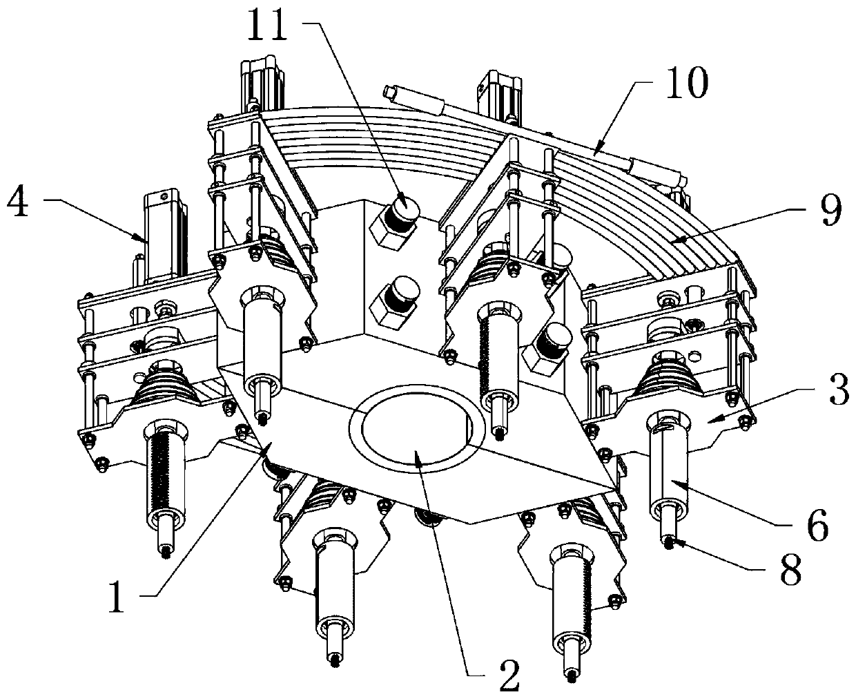 Underground coal mine drilling anti-tilt device based on coal mine engineering