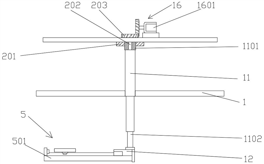 Hogging moment tensioning tool device