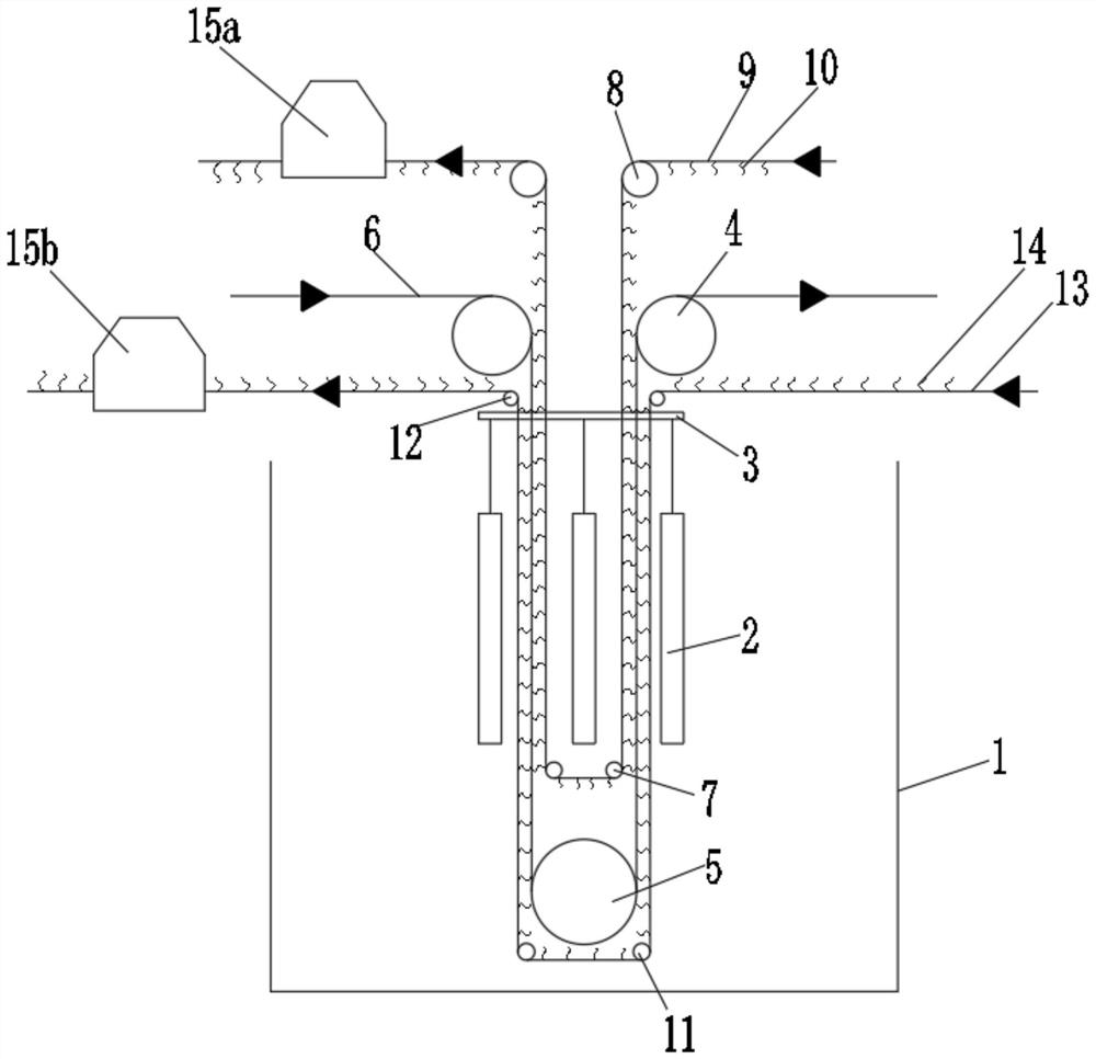 Corrosion device for improving corrosion performance of corrosive aluminum foil