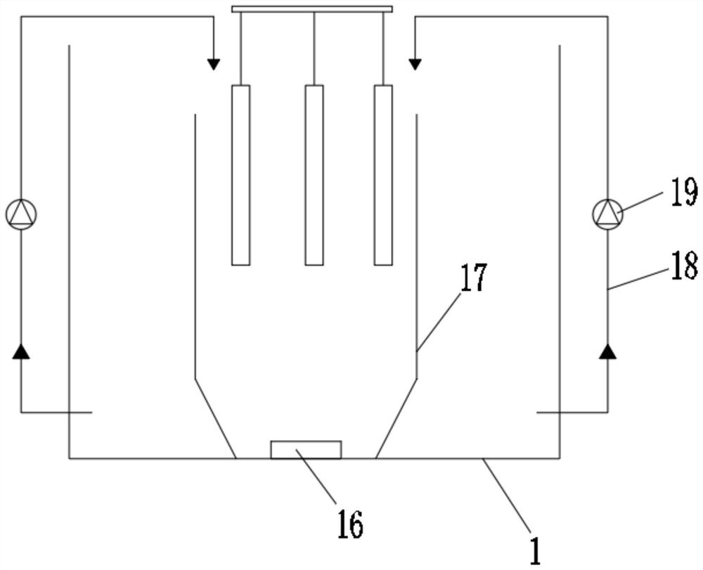 Corrosion device for improving corrosion performance of corrosive aluminum foil