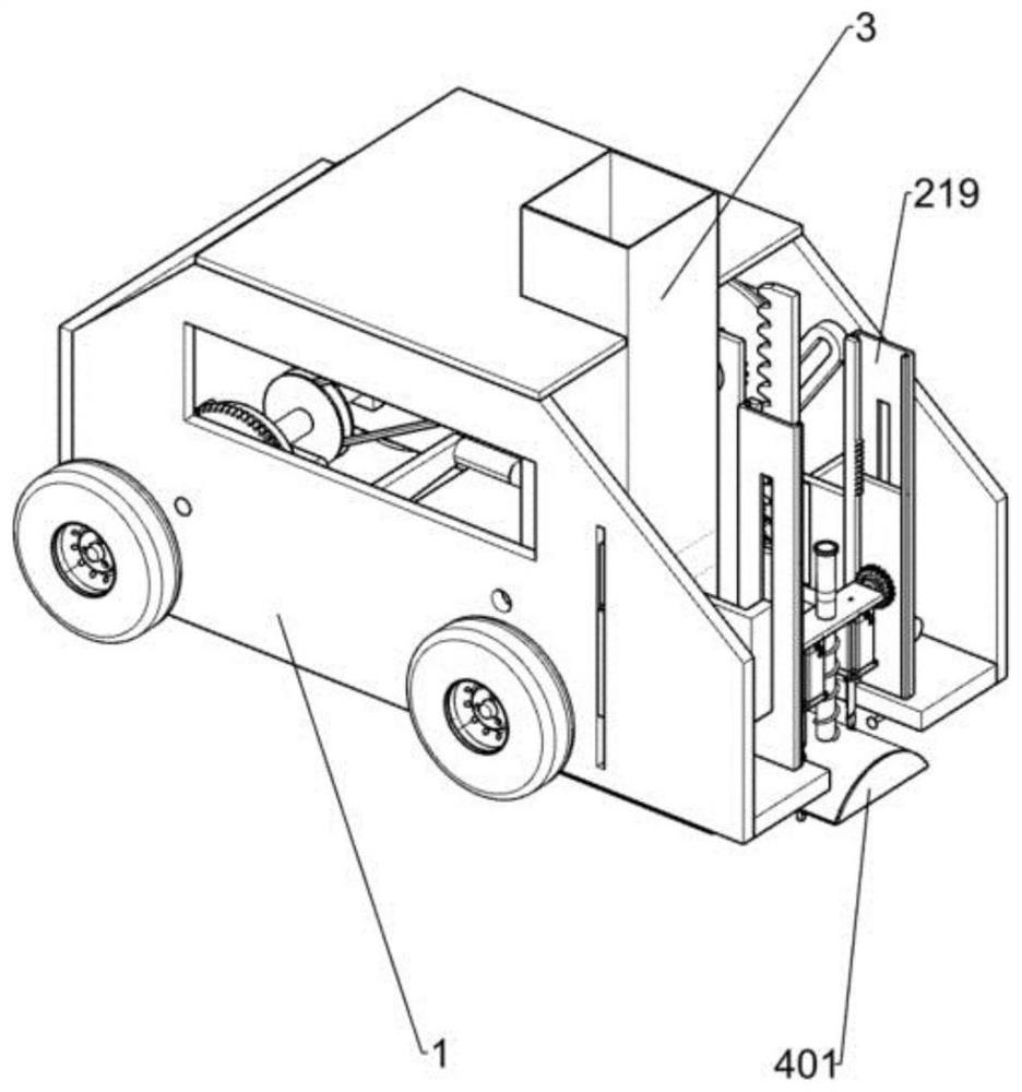 Deceleration strip mounting device for highway construction