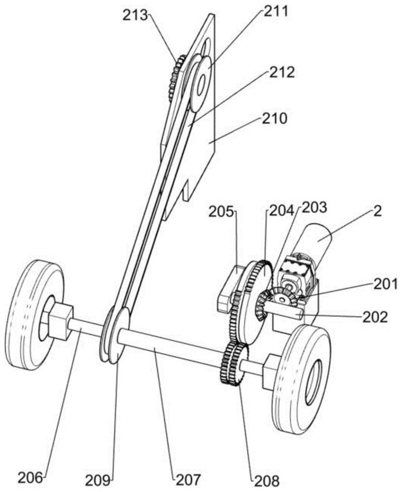 Deceleration strip mounting device for highway construction