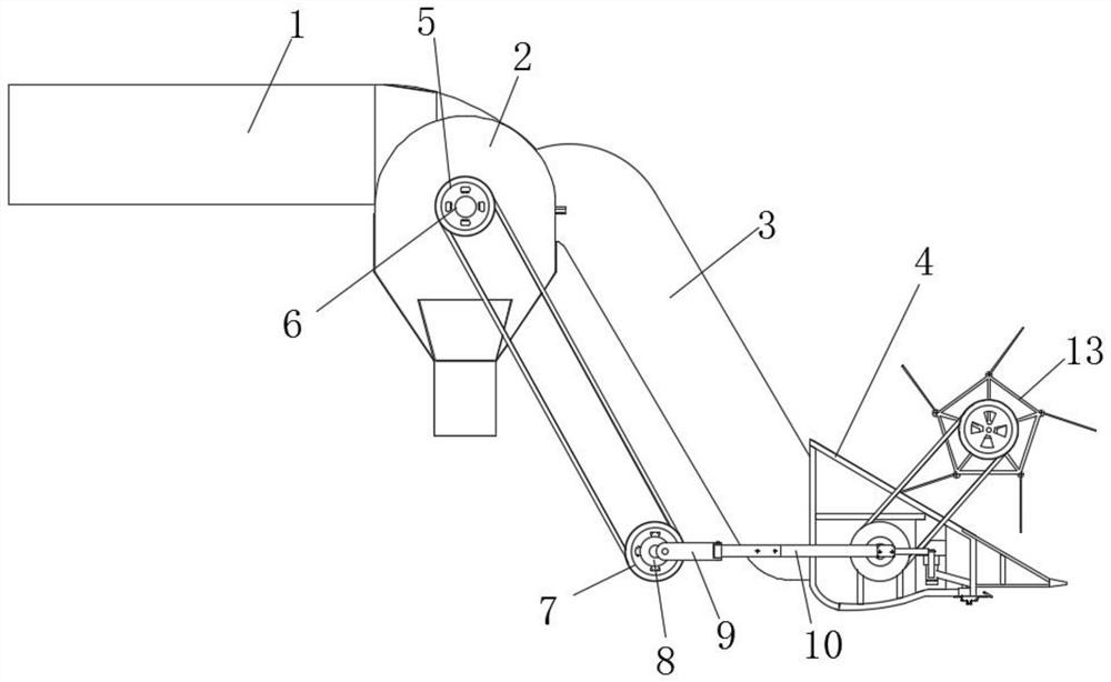 Crop straw harvesting and bundling machine and working method thereof