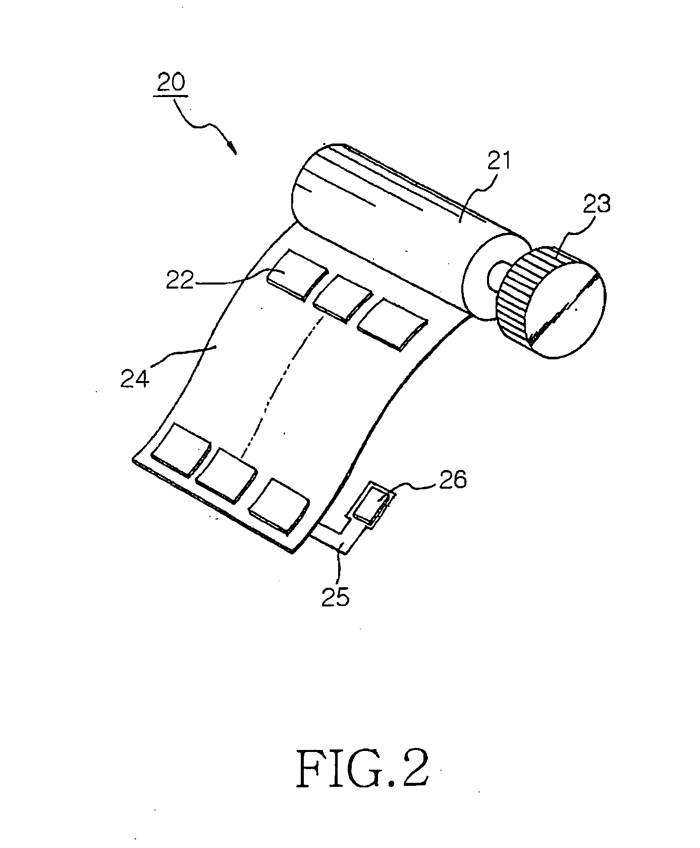 Rotatable keypad assembly of portable terminal