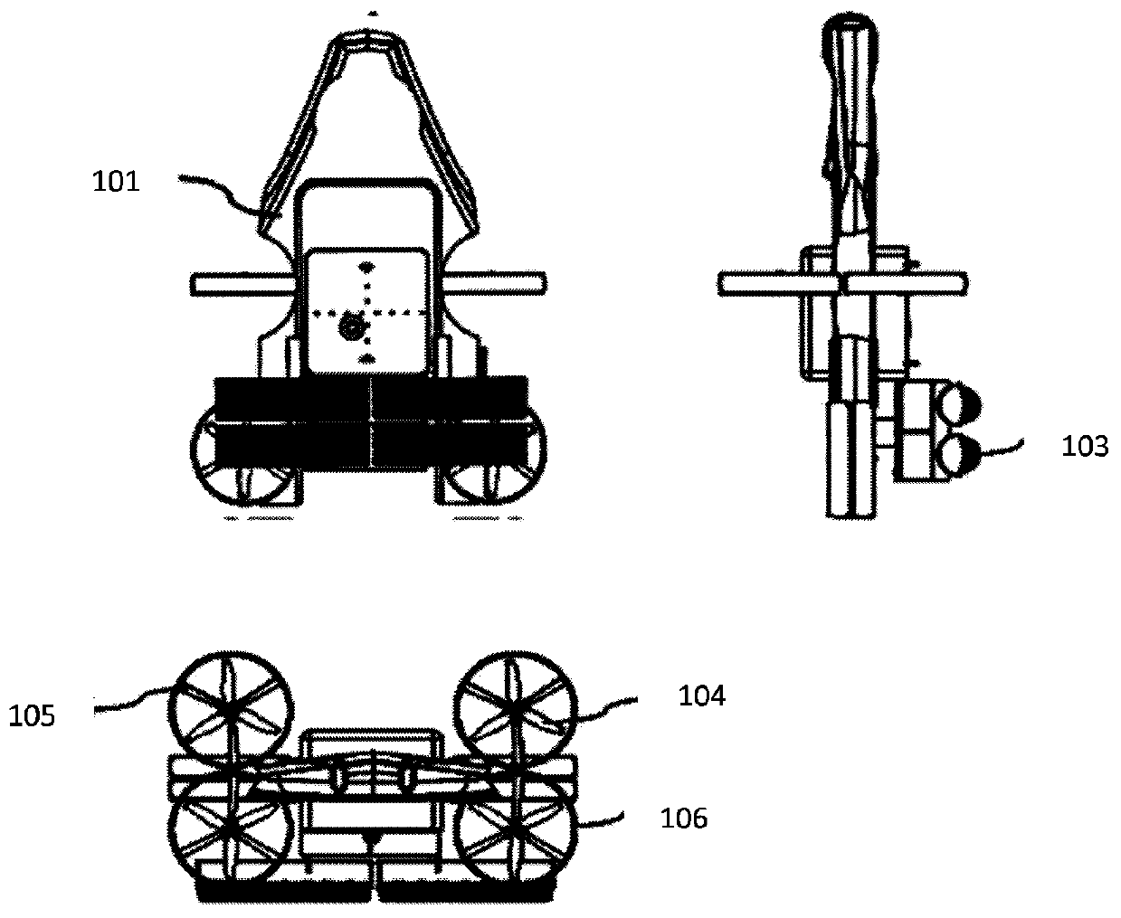 360-degree flying robot