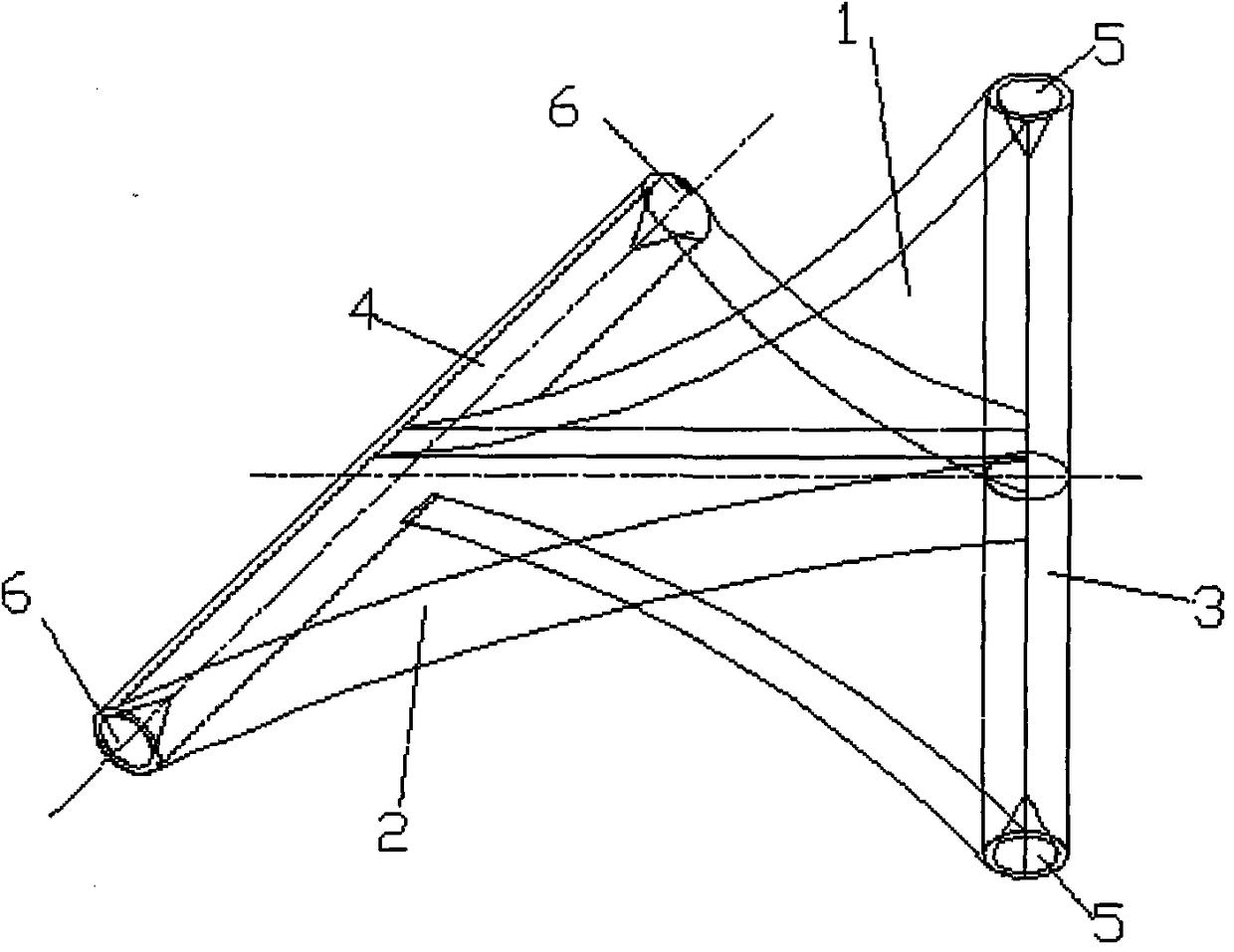 A vertically integrated two-degree-of-freedom omni-directional rotating shaft and bearing assembly