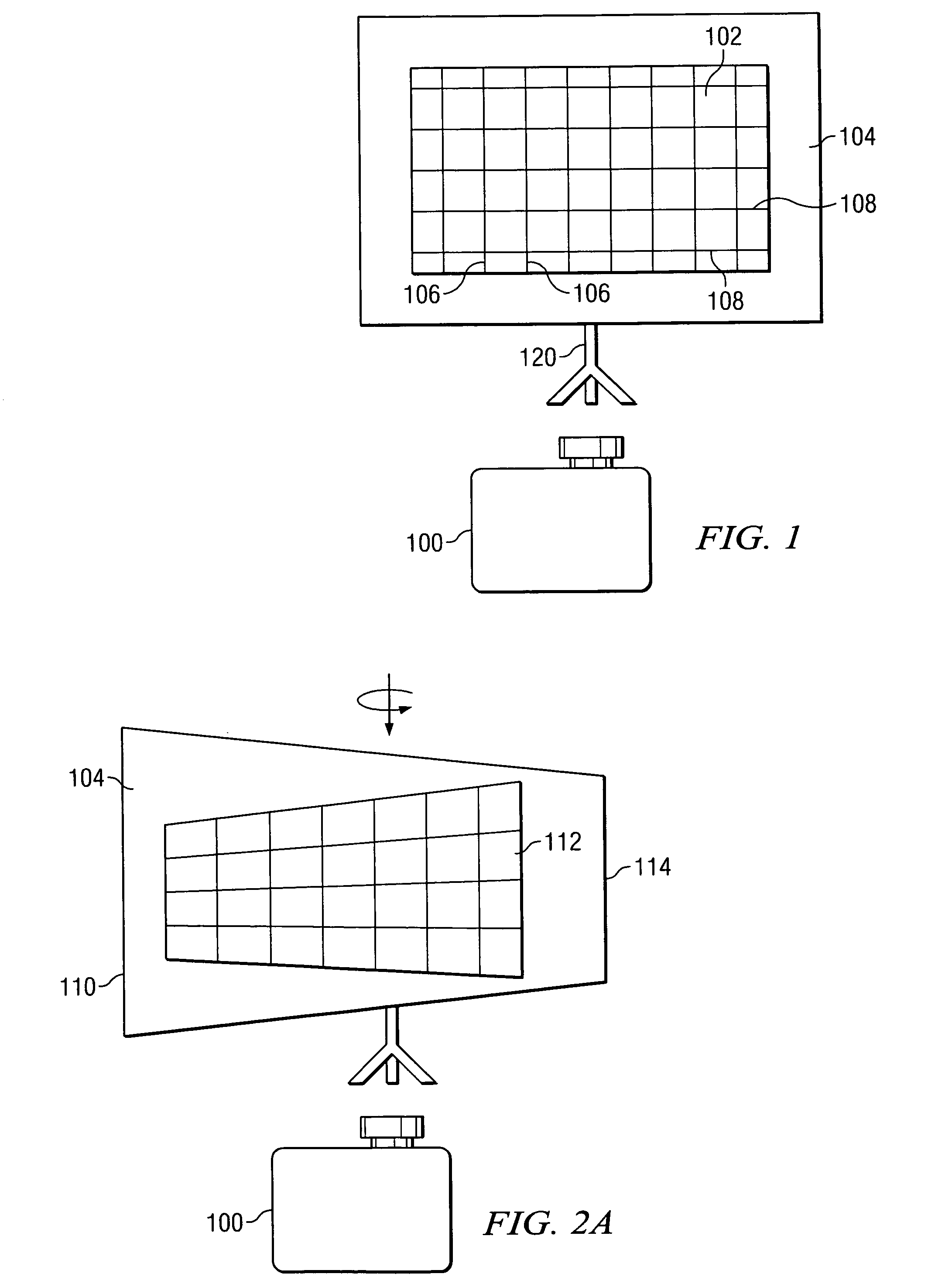 Multi-dimensional keystone correction image projection system and method