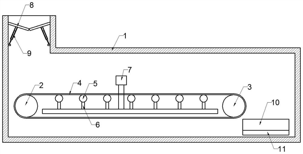 Electrical automatic control coal conveying device and conveying method