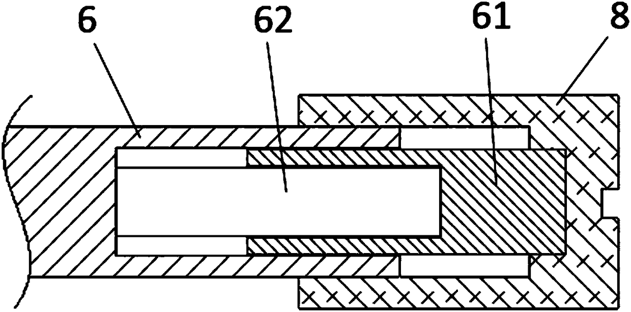 Mechanical arm for installing internal spring of machine and working method thereof