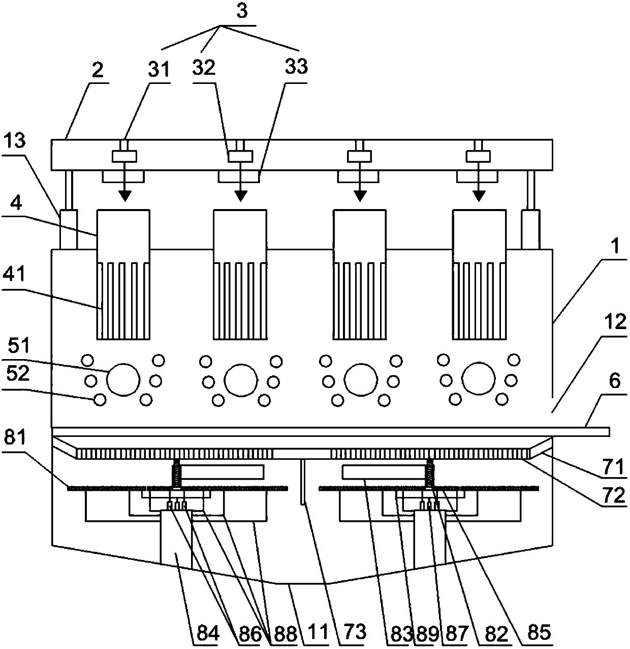 Integrated device for corn aftertreatment