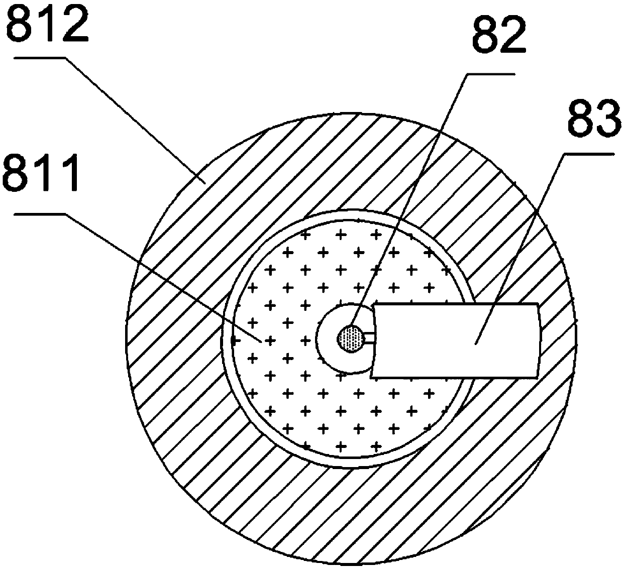 Integrated device for corn aftertreatment