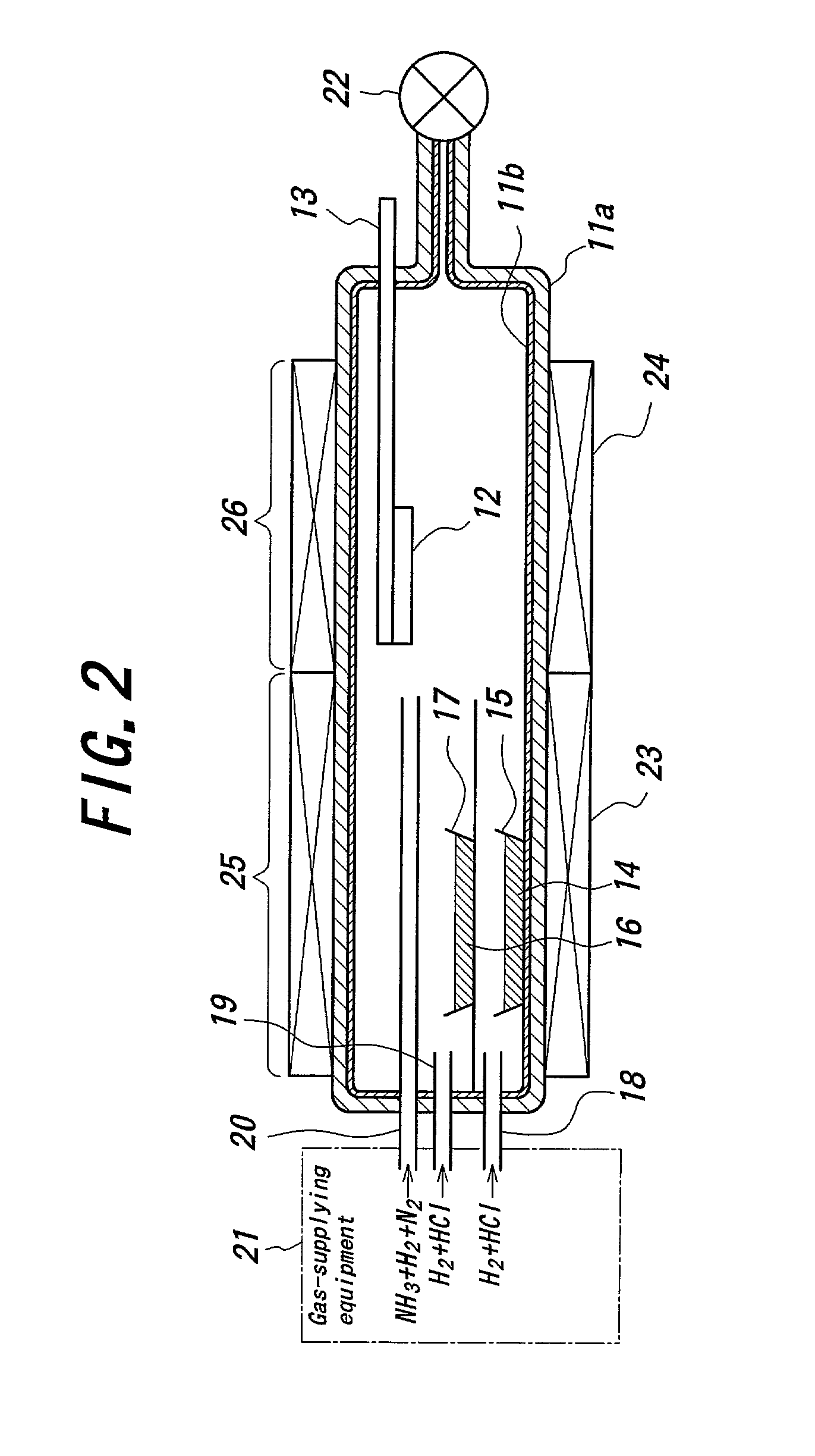 Apparatus for fabricating a III-V nitride film and a method for fabricating the same