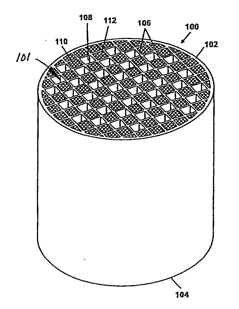 Low-microcracked, porous ceramic honeycombs and methods of manufacturing same