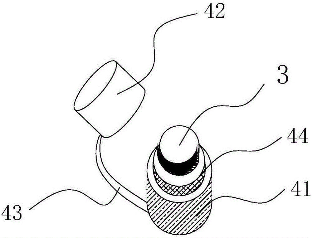 Connection device of automobile starting power supply