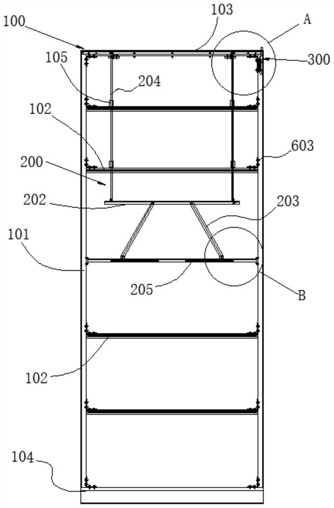 Indoor assembly type partition wall assembly