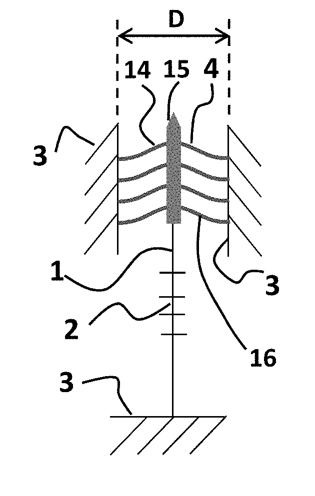 Optical sensor device, sensor apparatus, cable and method of manufacturing