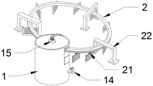 An assembly line automatic honey shaker