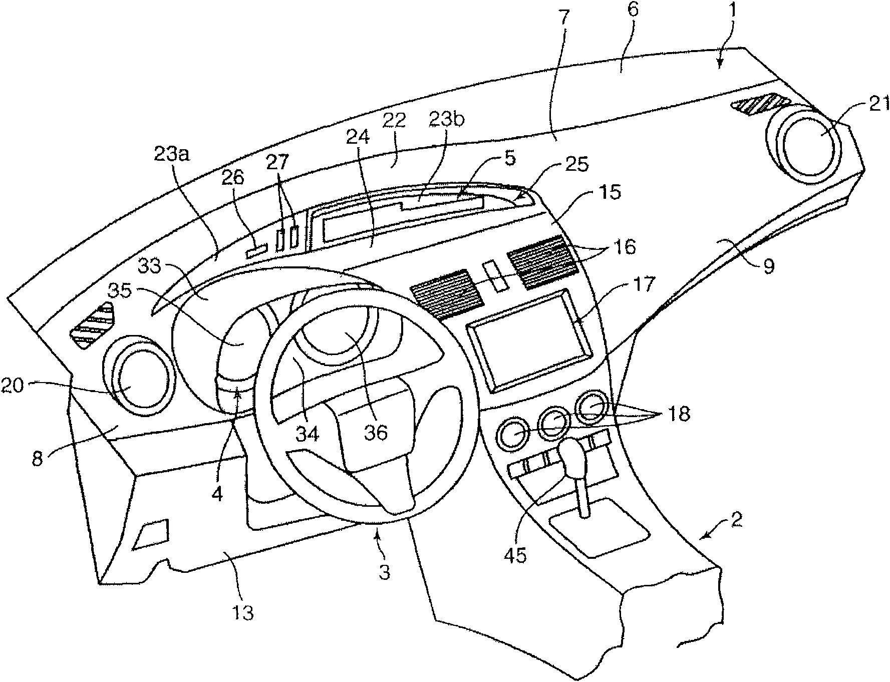 Instrument panel device