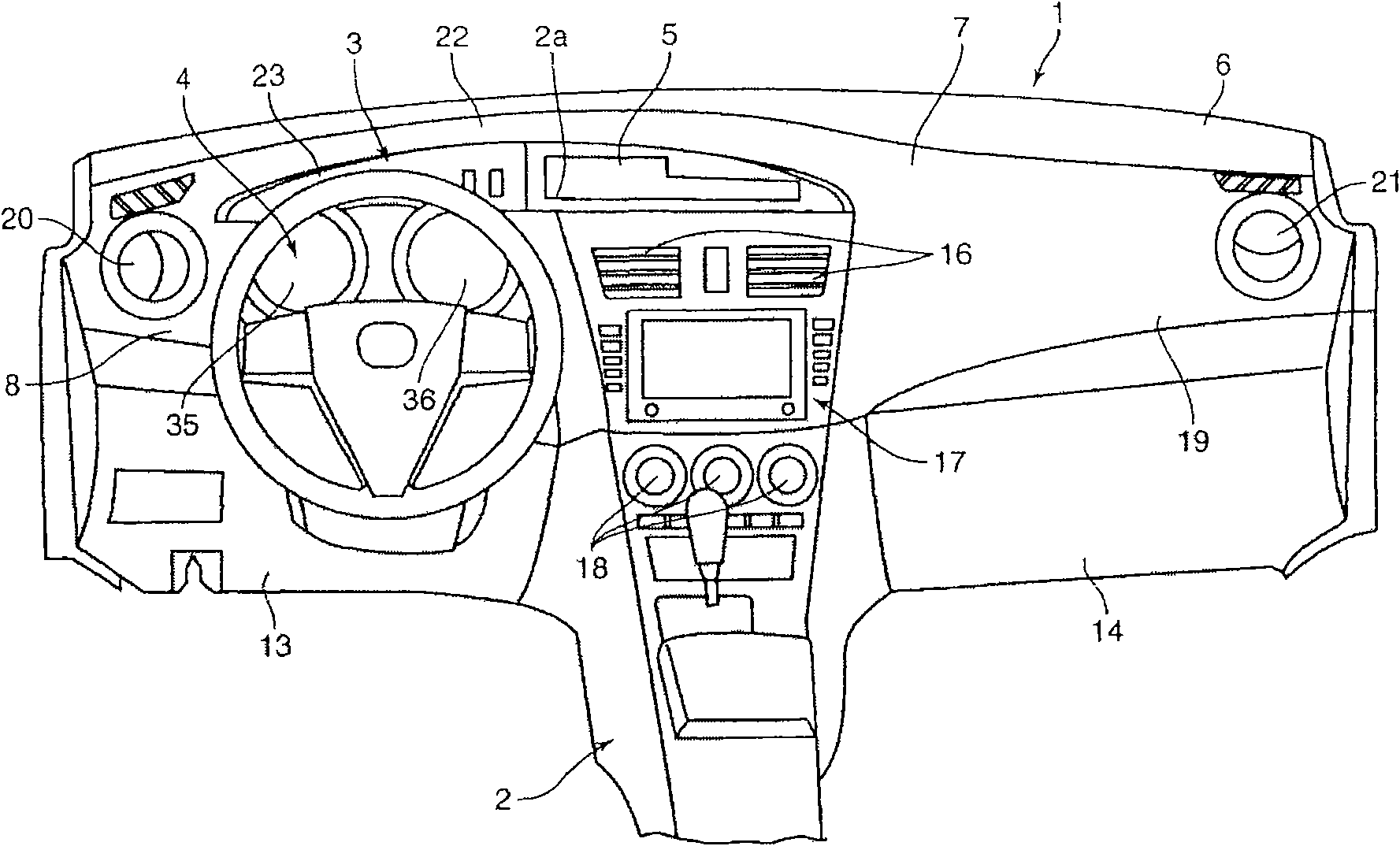 Instrument panel device