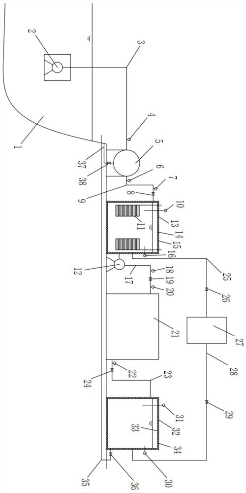 Constant-temperature adsorption skid-mounted platform for efficiently collecting lithium and rubidium