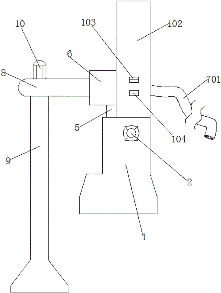 Desilting device for pond