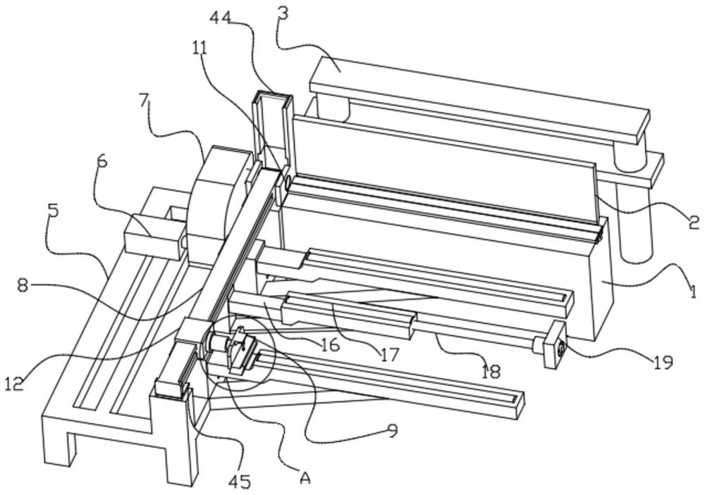 An automatic clamping bending die