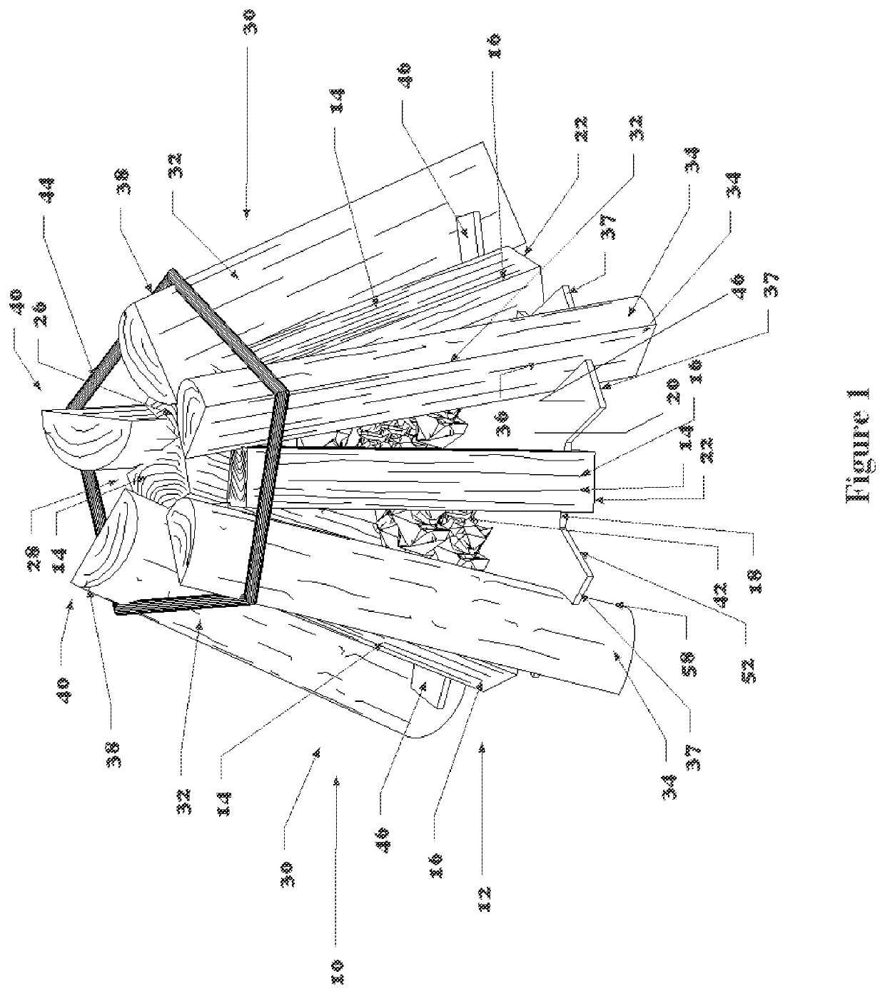 Device for starting and maintaining a campfire