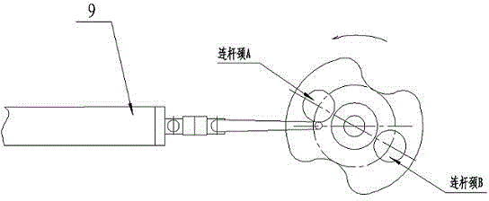 Automatic online phase measuring device for crankshaft connecting rod neck